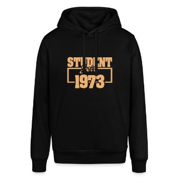 seit 1973 - Stanley/Stella Unisex Hoodie SOUNDER - Schwarz - Vorne - Alina (178cm) & Michal (187cm)