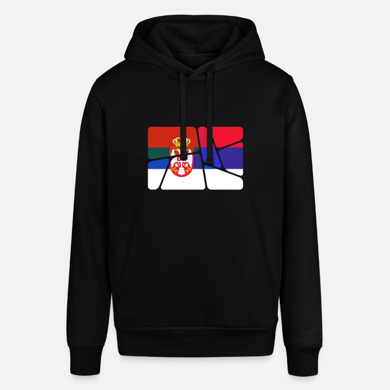 Serbie Serbie - Sweat à capuche SOUNDER Stanley/Stella Unisexe - noir