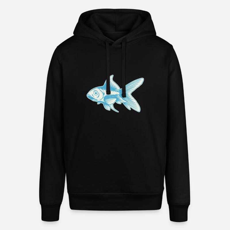 Poisson - Sweat à capuche SOUNDER Stanley/Stella Unisexe - noir