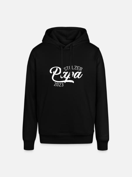 Stolzer Papa 2023 - Stanley/Stella Unisex Hoodie SOUNDER - Schwarz
