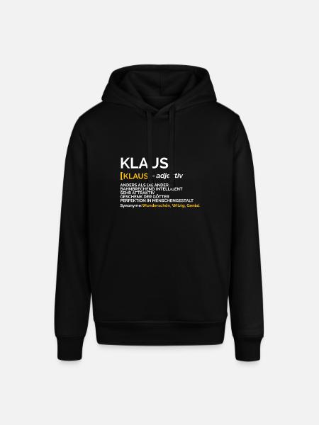 Klaus - Stanley/Stella Unisex Hoodie SOUNDER - Schwarz