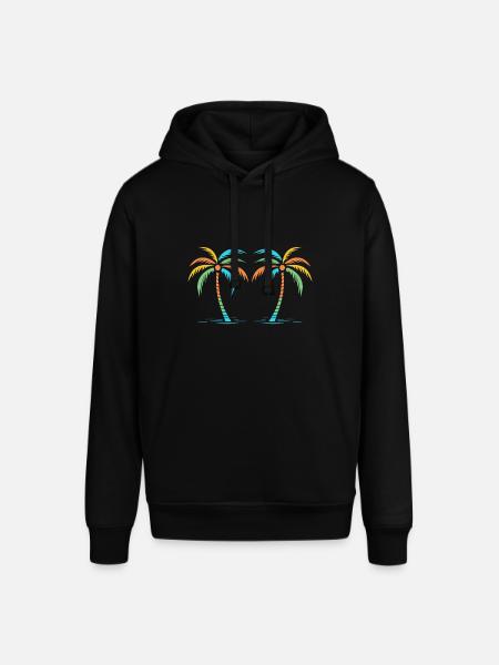 je suis en vacances - Sweat à capuche SOUNDER Stanley/Stella Unisexe - noir