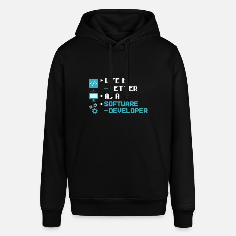 Software Entwicklung Softwareentwickler Entwickler - Stanley/Stella Unisex Hoodie SOUNDER - Schwarz