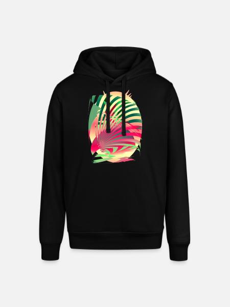 Sun Parrot Summer - Stanley/Stella SOUNDER Unisex Hoodie - black