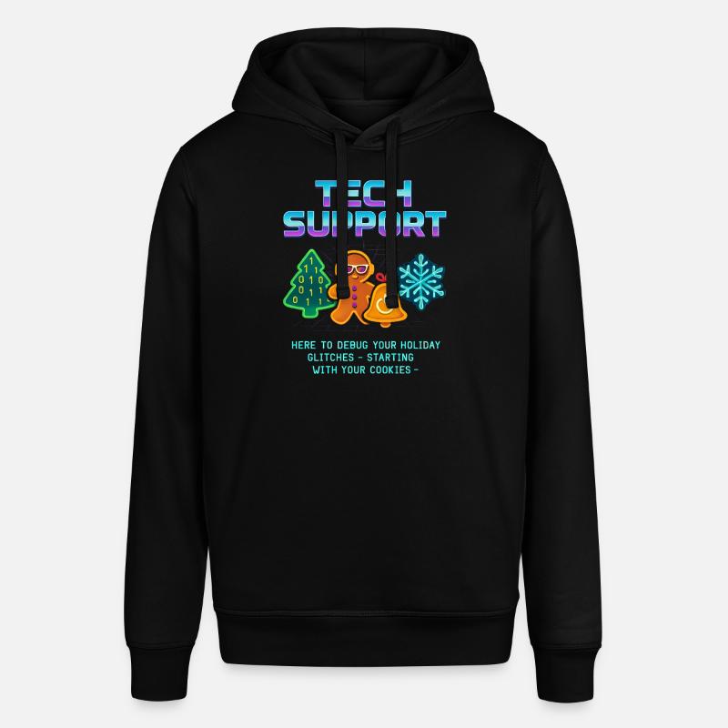 Lustiger Technischer Support Debug Weihnachten - Stanley/Stella Unisex Hoodie SOUNDER - Schwarz