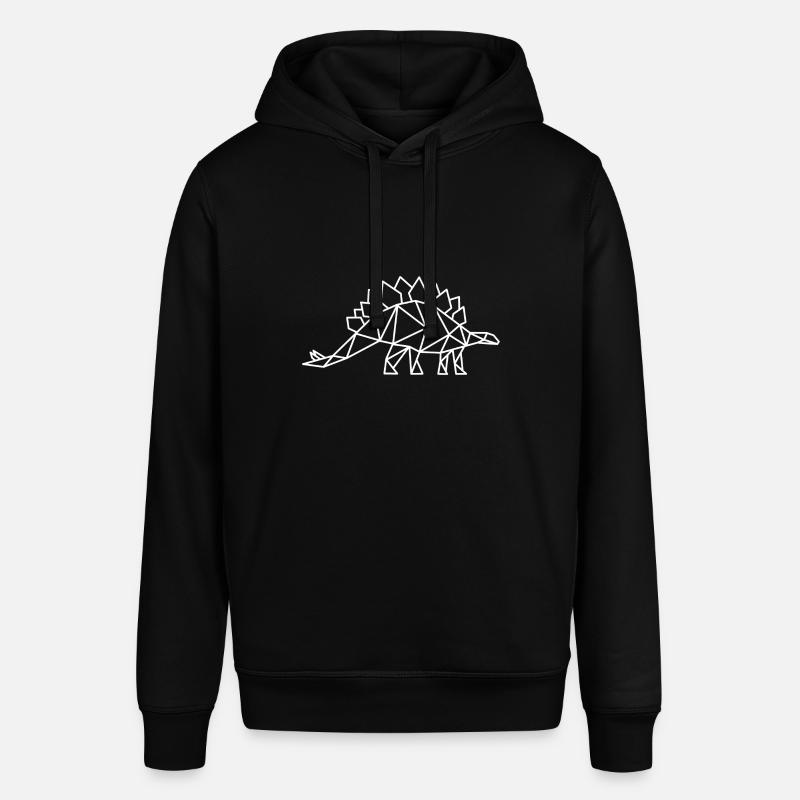 Stegosaurus Géométrie Dino - Sweat à capuche SOUNDER Stanley/Stella Unisexe - noir