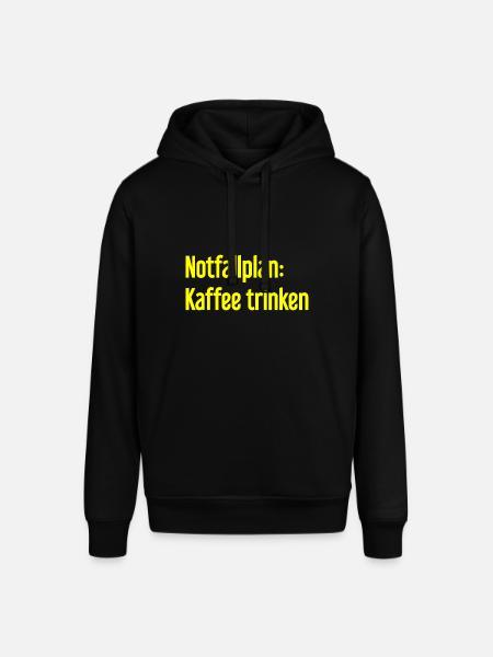 Kaffee-Notfallplan - Stanley/Stella Unisex Hoodie SOUNDER - Schwarz