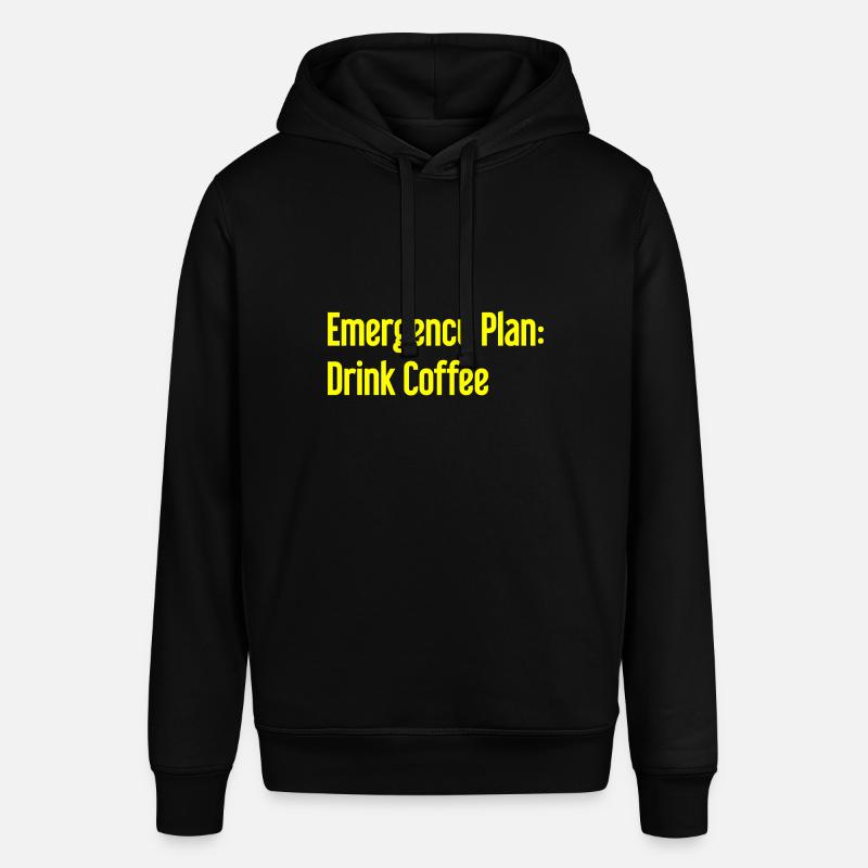 Kaffee-Notfallplan - Stanley/Stella Unisex Hoodie SOUNDER - Schwarz