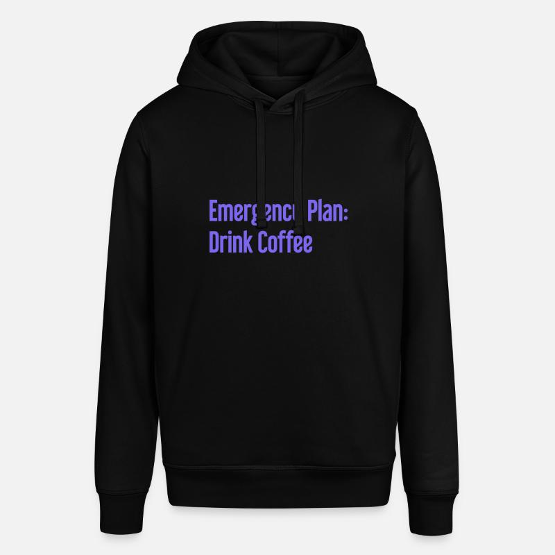 Kaffee-Notfallplan - Stanley/Stella Unisex Hoodie SOUNDER - Schwarz