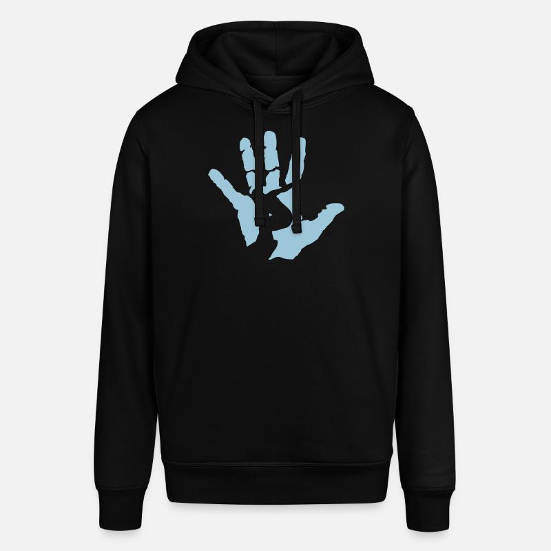 main surf logo surfeur - Sweat à capuche SOUNDER Stanley/Stella Unisexe - noir