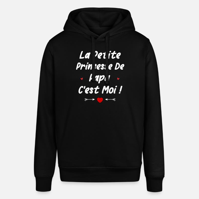 Petite princesse de papa - Sweat à capuche SOUNDER Stanley/Stella Unisexe - noir