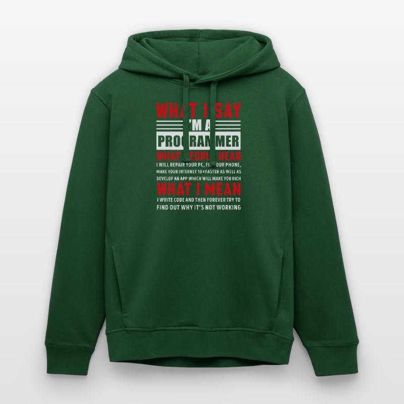 Lustige Programmierung Programmierung Programmierer Geschenk Stanley/Stella Unisex Hoodie SOUNDER