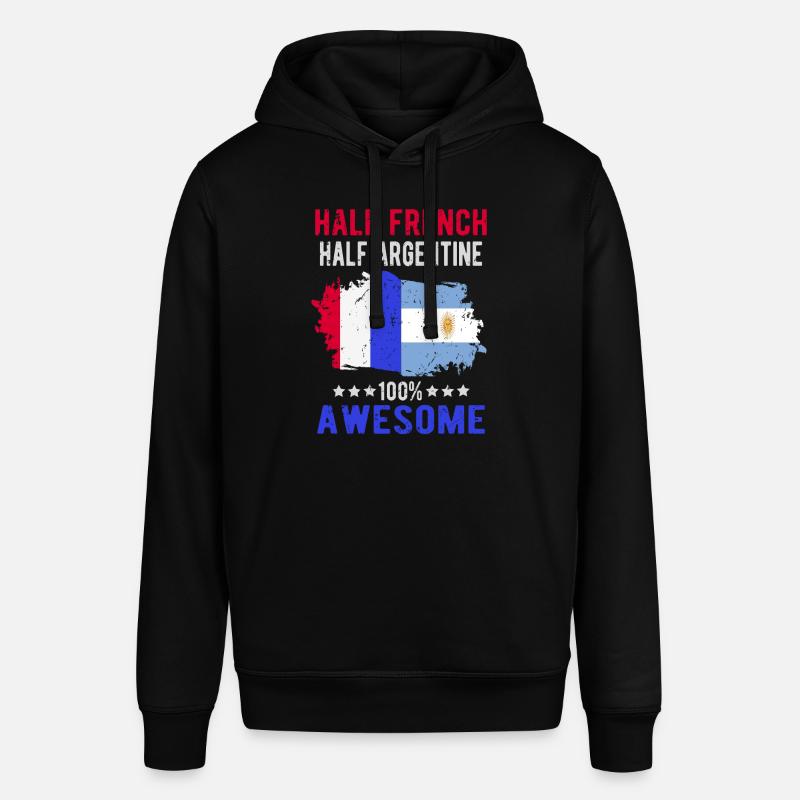 Moitié Français moitié Argentine - Sweat à capuche SOUNDER Stanley/Stella Unisexe - noir