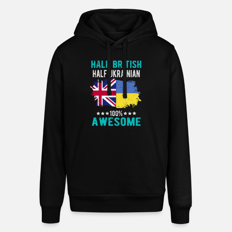 Moitié britannique moitié ukrainienne - Sweat à capuche SOUNDER Stanley/Stella Unisexe - noir