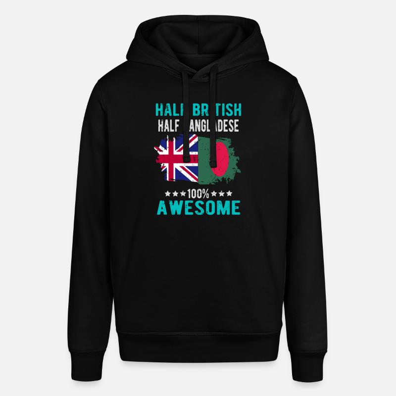 Moitié britannique moitié bangladais - Sweat à capuche SOUNDER Stanley/Stella Unisexe - noir
