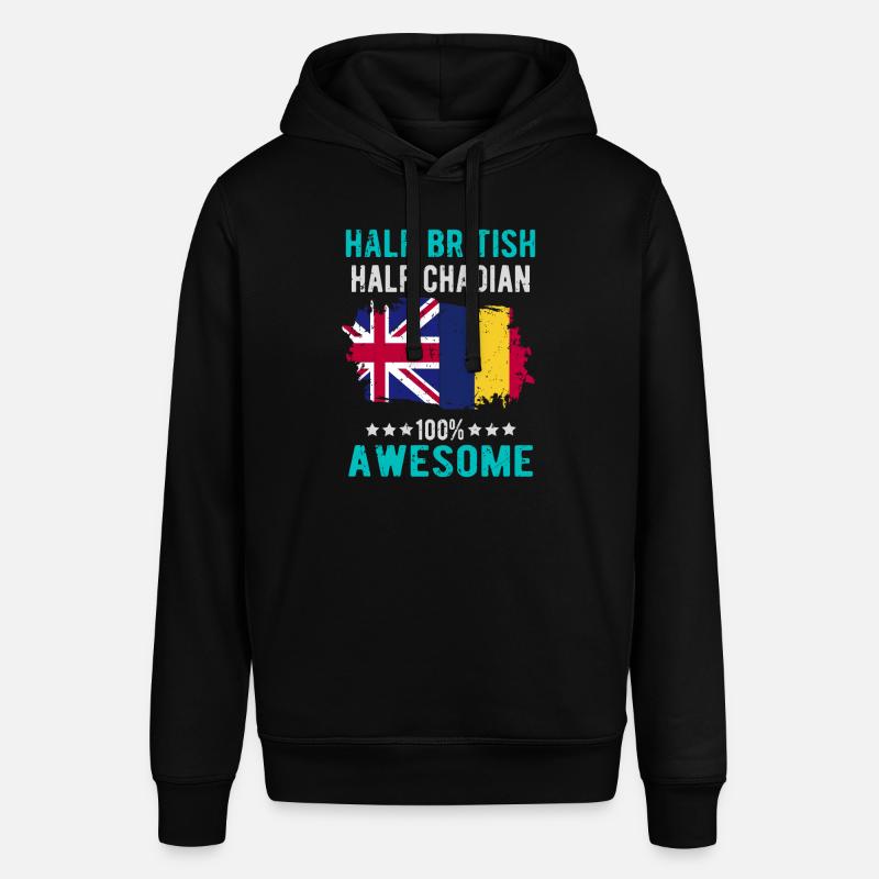 Moitié britannique moitié Chader - Sweat à capuche SOUNDER Stanley/Stella Unisexe - noir