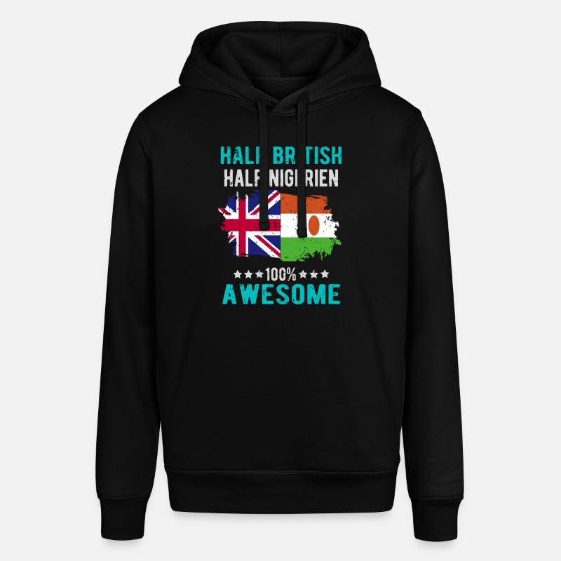 Moitié britannique moitié Nigrer - Sweat à capuche SOUNDER Stanley/Stella Unisexe - noir