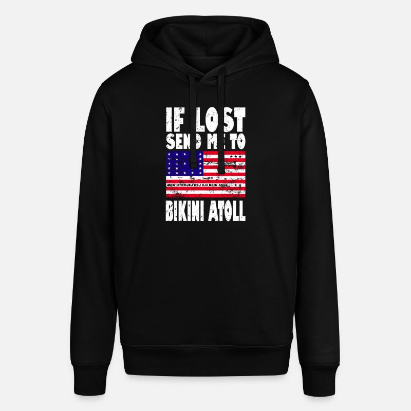 Drapeau de l’atoll de Bikini - Sweat à capuche SOUNDER Stanley/Stella Unisexe - noir