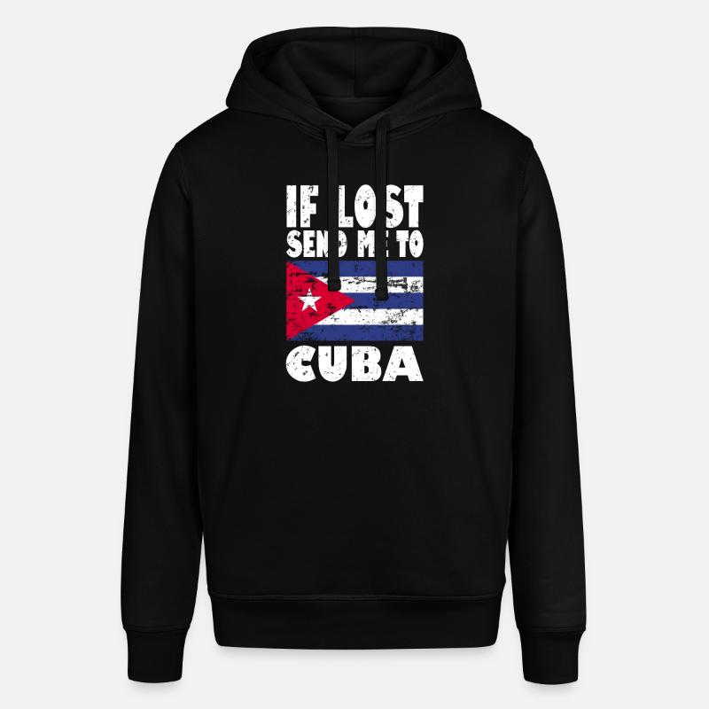 Drapeau de Cuba - Sweat à capuche SOUNDER Stanley/Stella Unisexe - noir