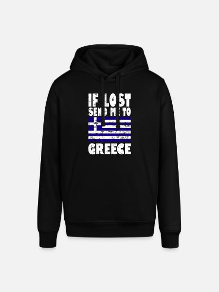 Drapeau de la Grèce - Sweat à capuche SOUNDER Stanley/Stella Unisexe - noir