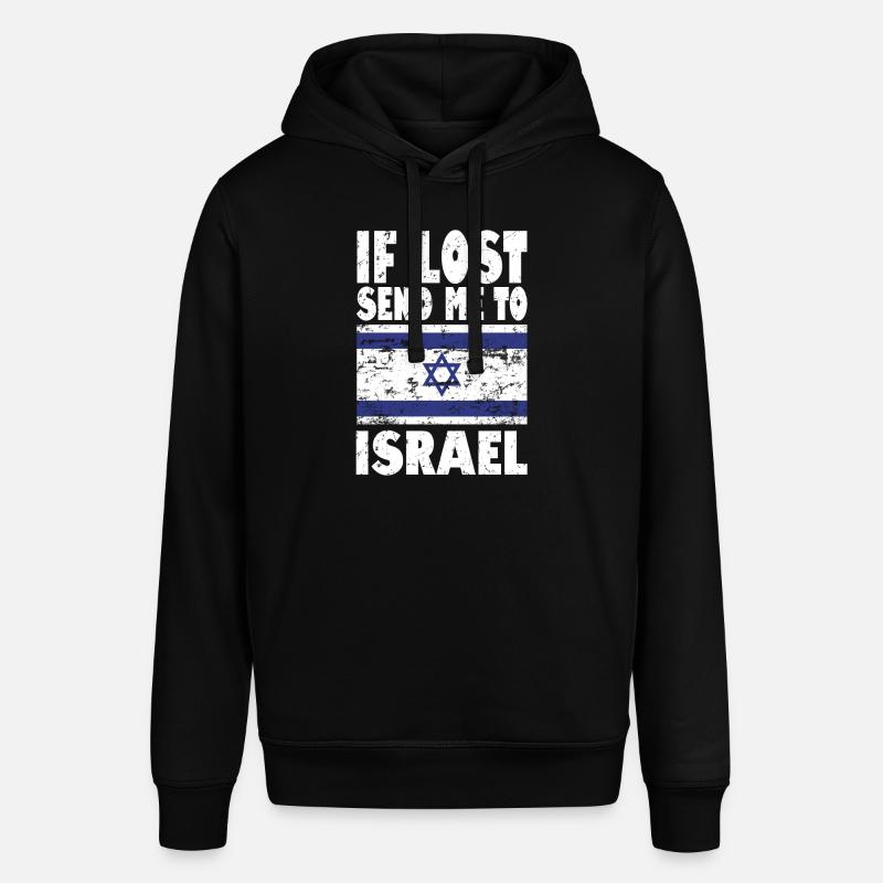 Dicton du drapeau Isreal - Sweat à capuche SOUNDER Stanley/Stella Unisexe - noir