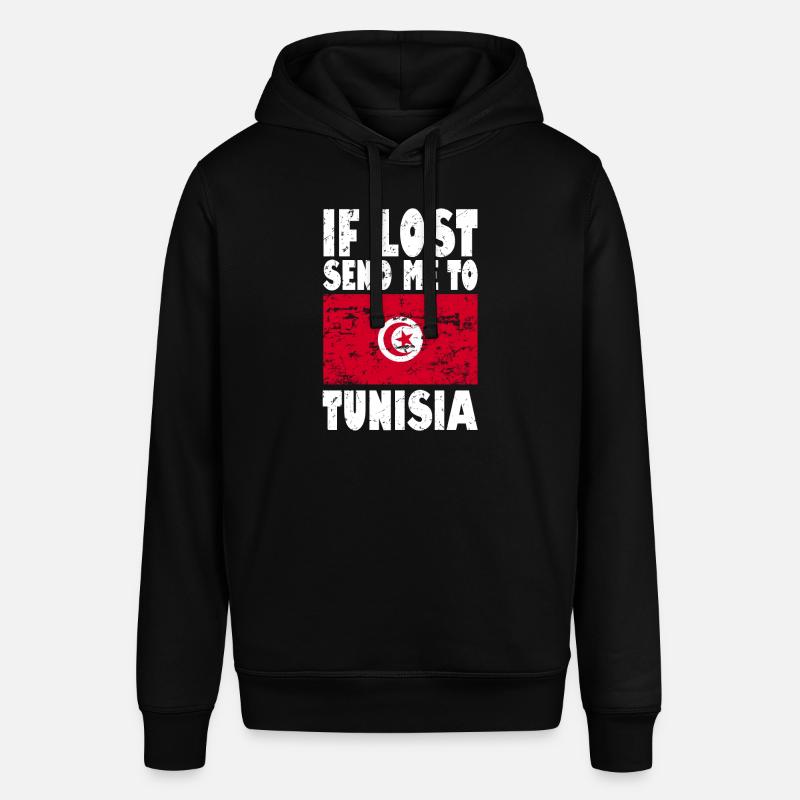 Slogan du drapeau tunisien - Sweat à capuche SOUNDER Stanley/Stella Unisexe - noir