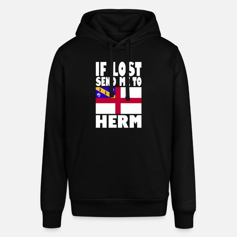 Drapeau Herm Disant - Sweat à capuche SOUNDER Stanley/Stella Unisexe - noir