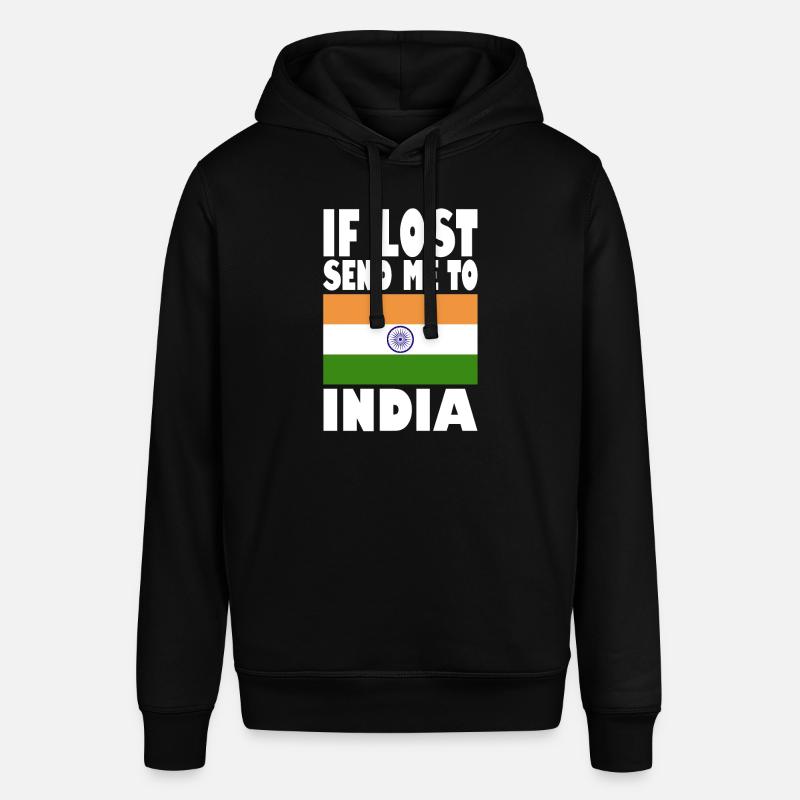 Drapeau de l’Inde - Sweat à capuche SOUNDER Stanley/Stella Unisexe - noir