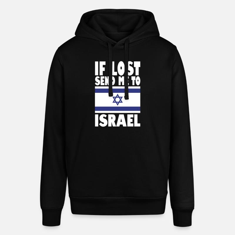 Dicton du drapeau Isreal - Sweat à capuche SOUNDER Stanley/Stella Unisexe - noir