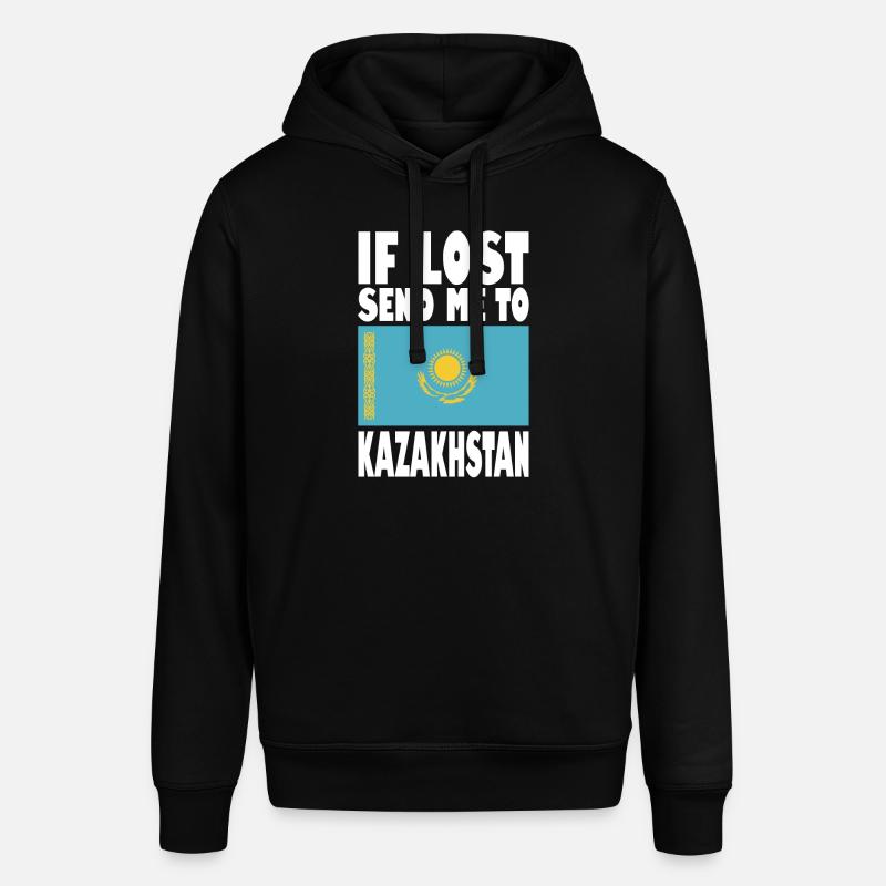 Drapeau du Kazakhstan - Sweat à capuche SOUNDER Stanley/Stella Unisexe - noir