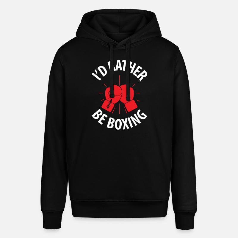 Boxe Kickboxing - Je préfère boxer - Sweat à capuche SOUNDER Stanley/Stella Unisexe - noir