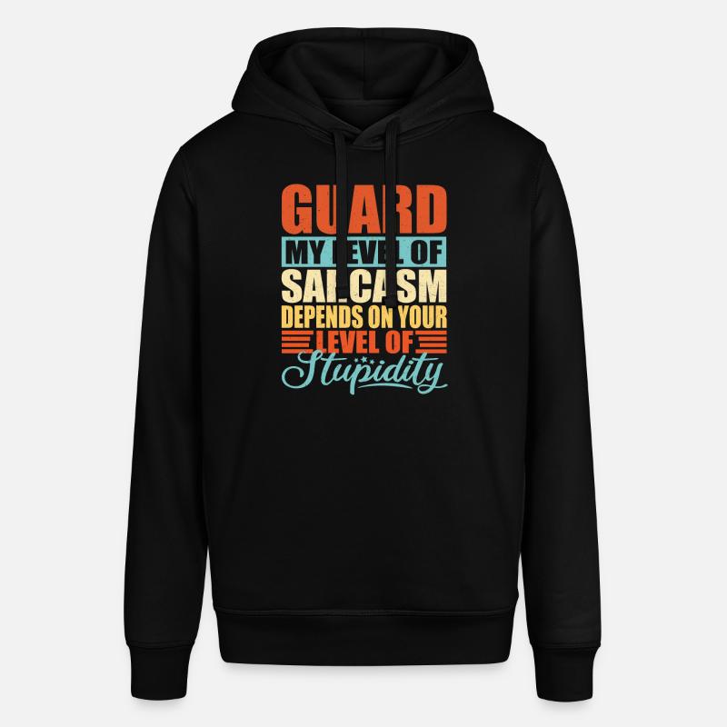 Wachmann Wächter Security Guard Geschenk - Stanley/Stella Unisex Hoodie SOUNDER - Schwarz