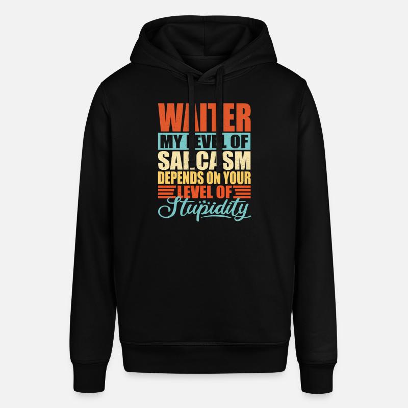 Kellner Spruch Kellner Geschenk - Stanley/Stella Unisex Hoodie SOUNDER - Schwarz