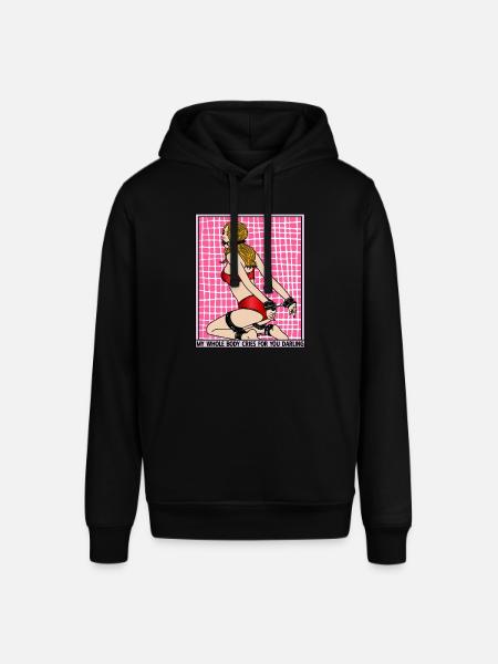 EROTIC GIRL SEXY BALL GAG SUBMISSION BONDAGE - Stanley/Stella SOUNDER Unisex Hoodie - black