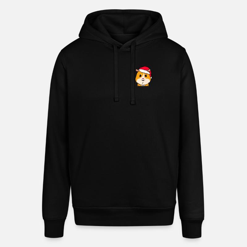 Cochon d’Inde Pixélisé Noël Drôle - Sweat à capuche SOUNDER Stanley/Stella Unisexe - noir