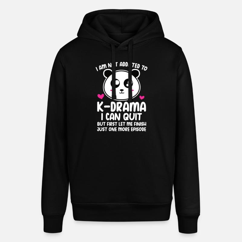 Panda K-Drama - Sweat à capuche SOUNDER Stanley/Stella Unisexe - noir