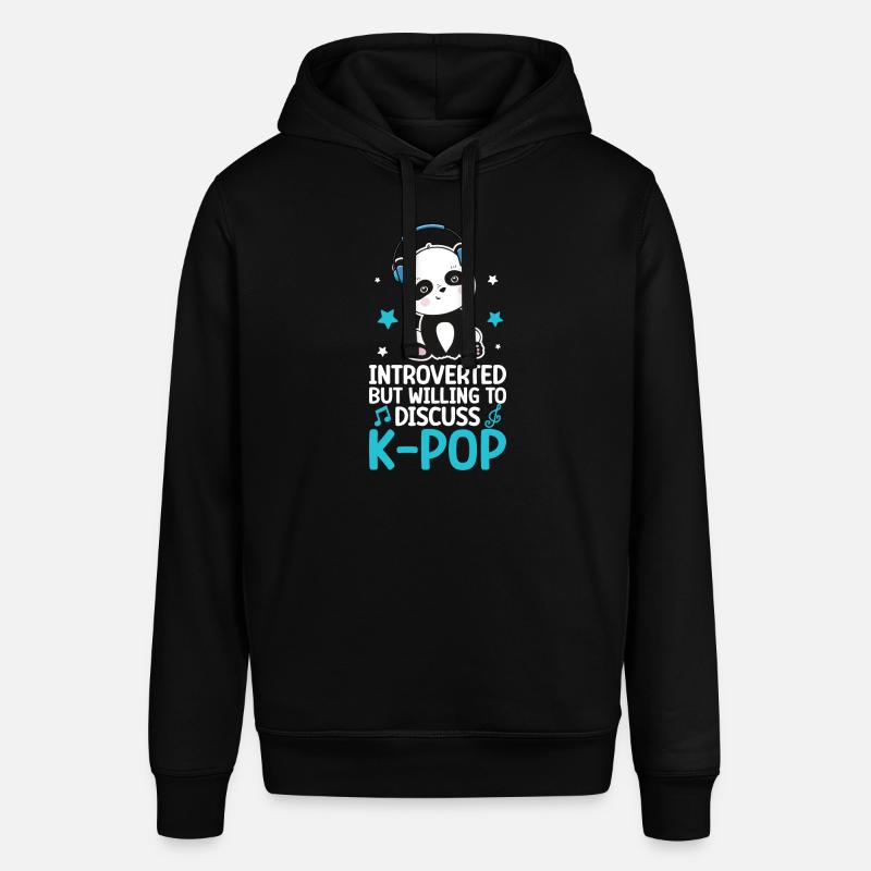 K-Pop Panda - Sweat à capuche SOUNDER Stanley/Stella Unisexe - noir