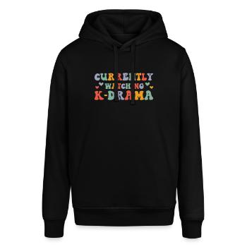 K-Drama - Stanley/Stella SOUNDER Unisex Hoodie - black - Front - Alina (178cm) & Michal (187cm)