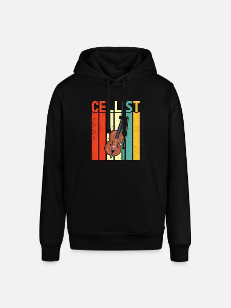 Cello -Musical instrument - Stanley/Stella SOUNDER Unisex Hoodie - black