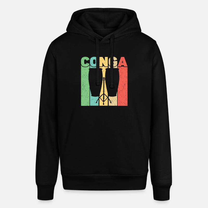 Conga Drum Musicien Drumline - Sweat à capuche SOUNDER Stanley/Stella Unisexe - noir
