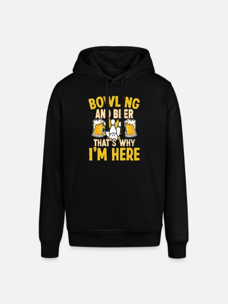 Bowling et Beer Bowling Design - Sweat à capuche SOUNDER Stanley/Stella Unisexe - noir