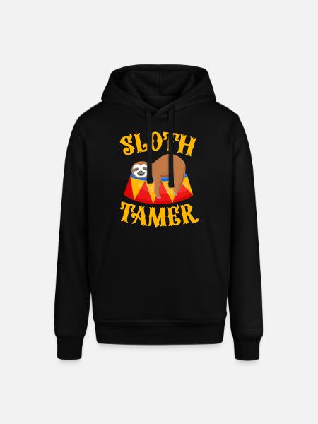 Sloth tamer Circus Carnival Tamer - Stanley/Stella SOUNDER Unisex Hoodie - black