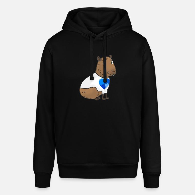 Signes d’autisme Capybara - Sweat à capuche SOUNDER Stanley/Stella Unisexe - noir
