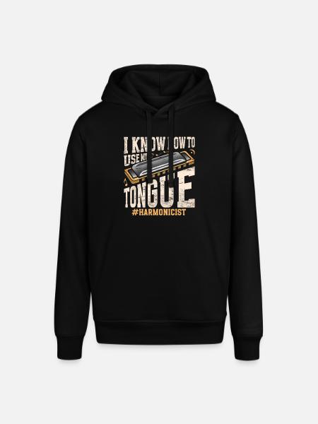 Harmonica harmonica player - Stanley/Stella SOUNDER Unisex Hoodie - black