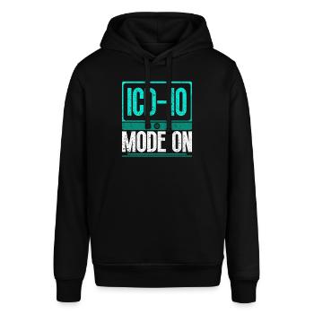 Coding Specialist ICD-10 Mode On - Stanley/Stella SOUNDER Unisex Hoodie - black - Front - Alina (178cm) & Michal (187cm)