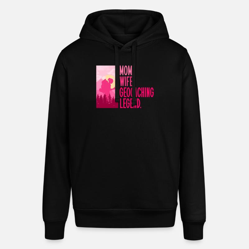 Mutter. Ehefrau. Geocaching-Legende. - Geocaching - Stanley/Stella Unisex Hoodie SOUNDER - Schwarz