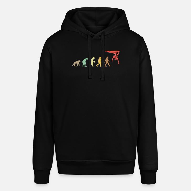 Klettern Retro Klettern Evolution Climber - Stanley/Stella Unisex Hoodie SOUNDER - Schwarz