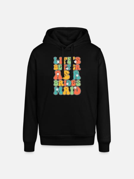 Honourmacht Brautjungfer Groovy Junggeselle - Stanley/Stella Unisex Hoodie SOUNDER - Schwarz