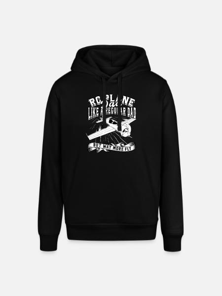 Modellflugzeug Modellflieger Vater - Stanley/Stella Unisex Hoodie SOUNDER - Schwarz