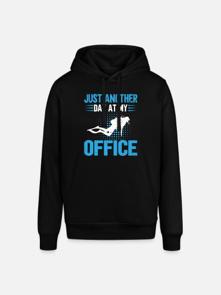 Diving Diver Ocean Lovers - Stanley/Stella SOUNDER Unisex Hoodie - black